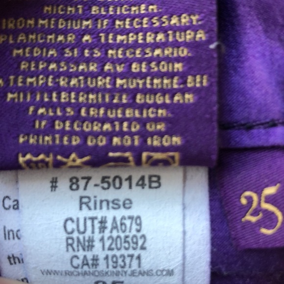 Rich & Skinny Sleek Jean in Color Rinse / Dark Indigo - Picture 11 of 16